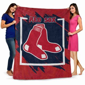 boston red sox splatter effect red blanket fashion forward
