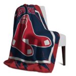 boston red sox splatter effect red blanket top rated