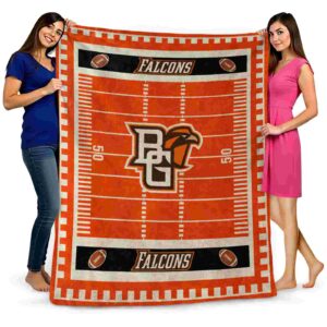 bowling green falcons football field orange blanket fashion forward
