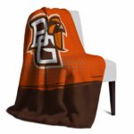 bowling green falcons gradient dots orange blanket best selling