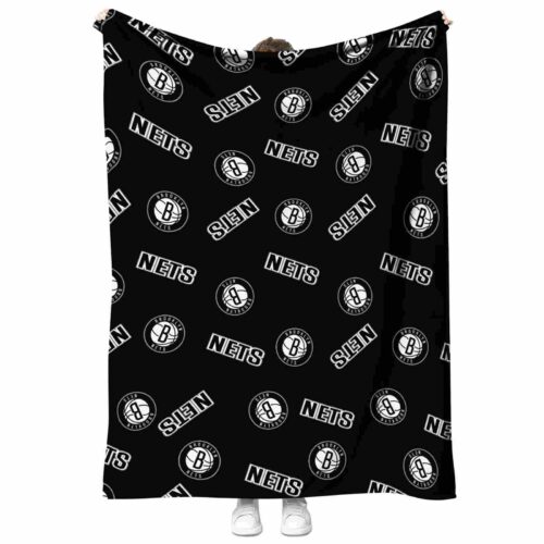 brooklyn nets diehard fans black blanket best selling