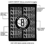 brooklyn nets fan pride black blanket best selling