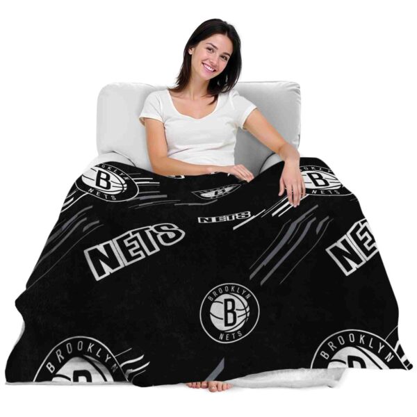 brooklyn nets fan spirit black blanket latest model