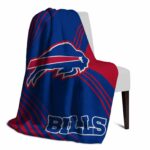 buffalo bills diagonal stripes blue blanket top rated