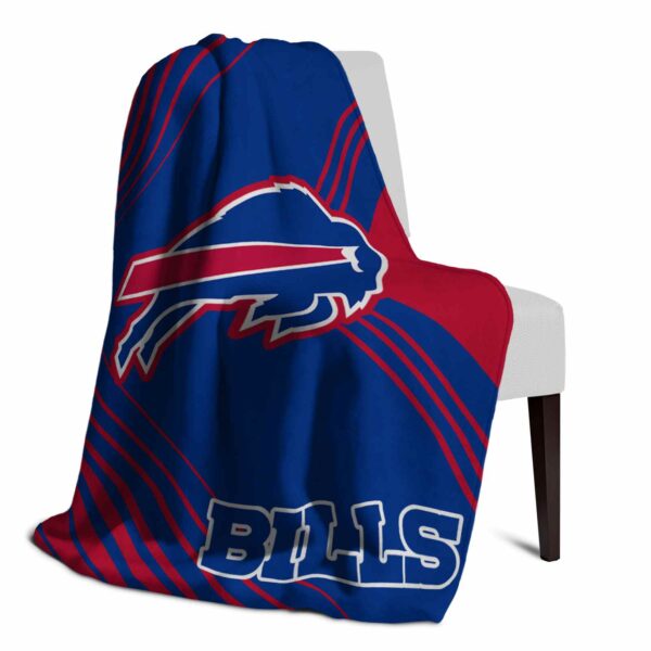 buffalo bills diagonal stripes blue blanket top rated