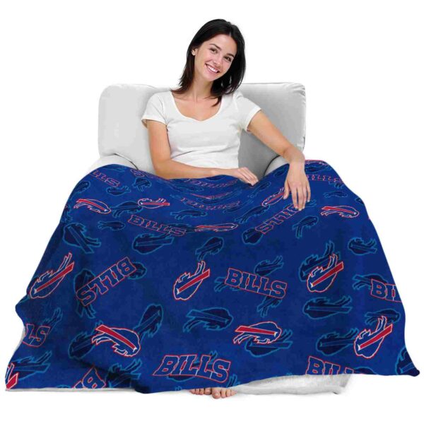 buffalo bills diehard fans blue blanket latest model