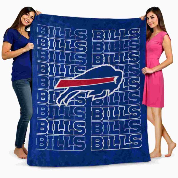 buffalo bills fan pride blue blanket fashion forward