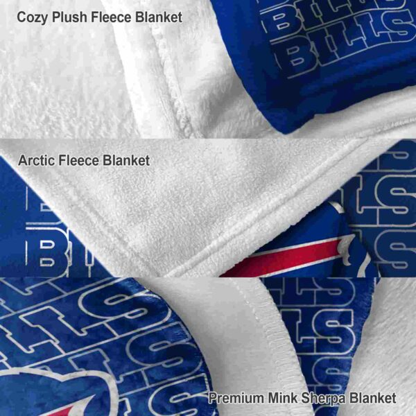 buffalo bills fan pride blue blanket premium grade
