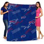 buffalo bills fan spirit blue blanket fashion forward