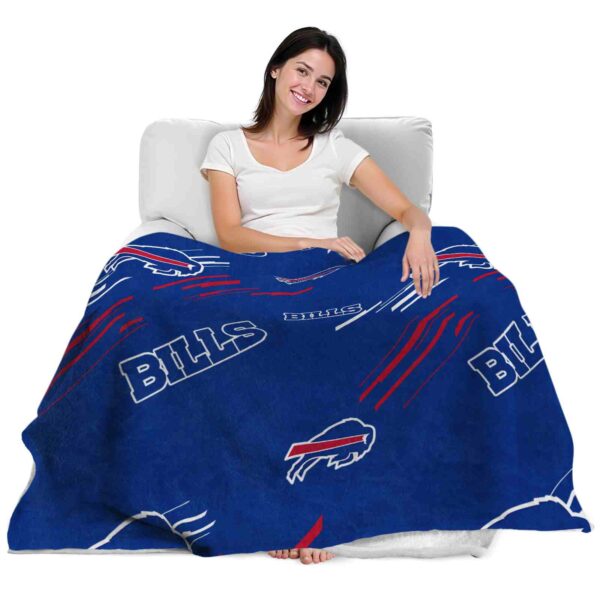 buffalo bills fan spirit blue blanket latest model