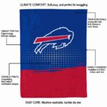 buffalo bills gradient dots blue blanket new arrival