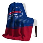 buffalo bills gradient dots blue blanket top rated
