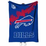 Buffalo Bills Grunge Texture Blue Blanket 1 buffalo bills grunge texture blue blanket best selling