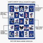 buffalo bills mickey minnie blue white blanket new arrival