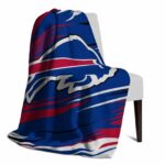 buffalo bills paint streaks blue white blanket top rated