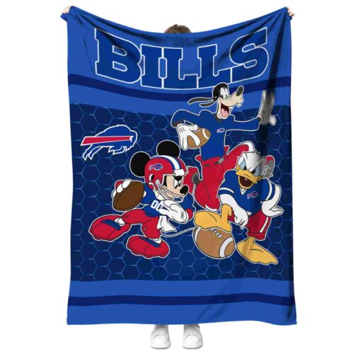 buffalo bills three musketeers blue blanket best selling