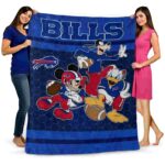 buffalo bills three musketeers blue blanket fashion forward