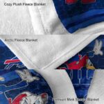buffalo bills three musketeers blue blanket premium grade