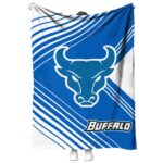 buffalo bulls diagonal stripes royal blue blanket best selling