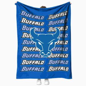 buffalo bulls fan pride royal blue blanket best selling