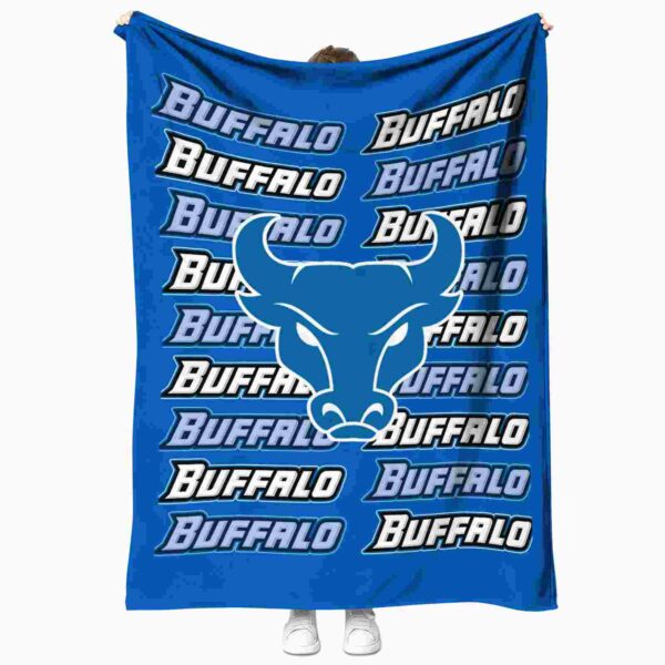 buffalo bulls fan pride royal blue blanket best selling