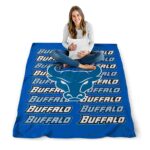 buffalo bulls fan pride royal blue blanket high quality