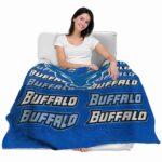 buffalo bulls fan pride royal blue blanket latest model