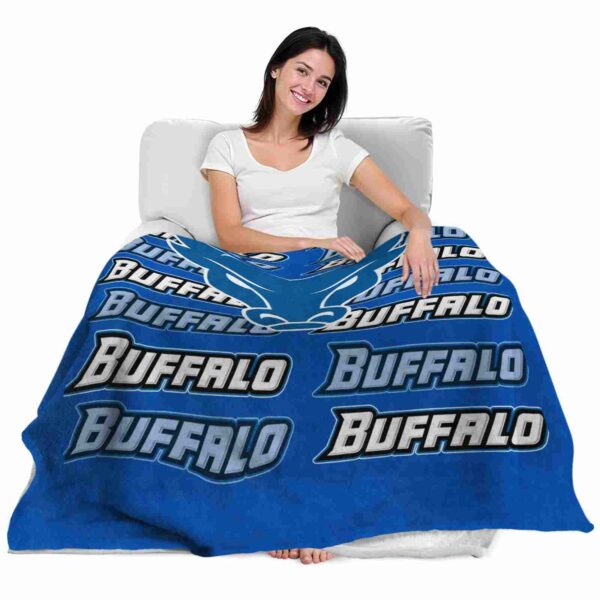 buffalo bulls fan pride royal blue blanket latest model
