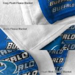 buffalo bulls fan pride royal blue blanket premium grade