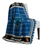 buffalo bulls football field royal blue blanket top rated