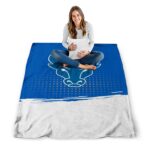 buffalo bulls gradient dots royal blue blanket high quality