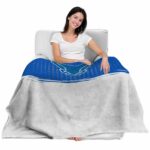 buffalo bulls gradient dots royal blue blanket latest model