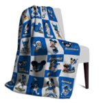 buffalo bulls mickey minnie royal blue white blanket top rated