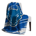 buffalo bulls paint streaks royal blue white blanket top rated