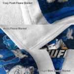 buffalo bulls three musketeers royal blue blanket best selling