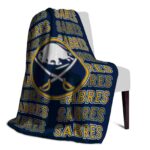 buffalo sabres fan pride navy blue blanket best selling