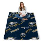 buffalo sabres fan spirit navy blue blanket best selling