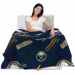 buffalo sabres fan spirit navy blue blanket best selling
