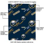 buffalo sabres fan spirit navy blue blanket best selling
