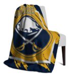 buffalo sabres splatter effect navy blue blanket best selling