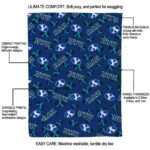 byu cougars diehard fans blue blanket new arrival