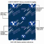 byu cougars fan spirit blue blanket new arrival