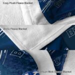 byu cougars fan spirit blue blanket premium grade