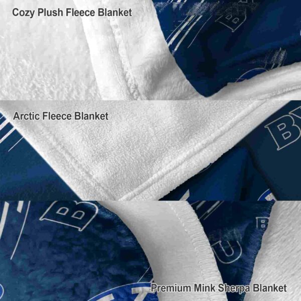 byu cougars fan spirit blue blanket premium grade