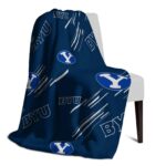 byu cougars fan spirit blue blanket top rated