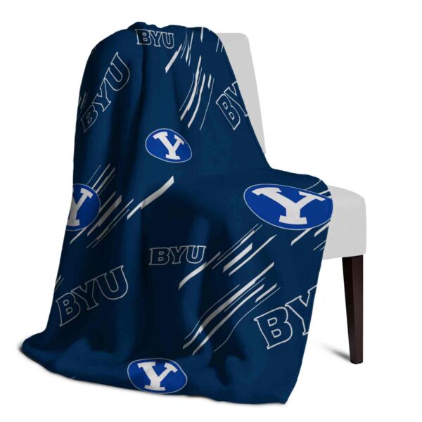 byu cougars fan spirit blue blanket top rated