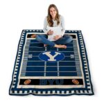 byu cougars football field blue blanket best selling