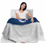 byu cougars gradient dots blue blanket latest model
