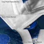 byu cougars gradient dots blue blanket premium grade