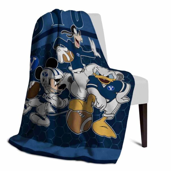 byu cougars three musketeers blue blanket top rated